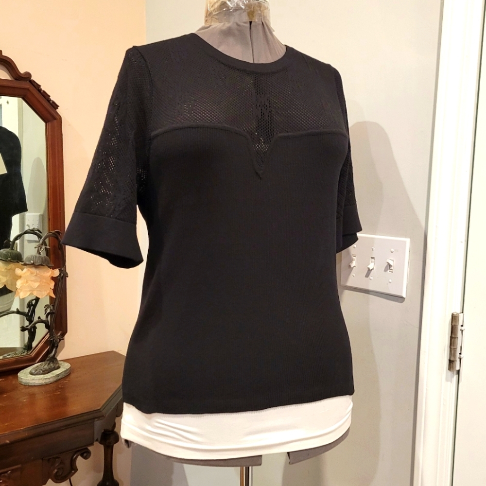 NWT 1X, 2X, or 3X DKNY Blk Sweater - Picture 10 of 12